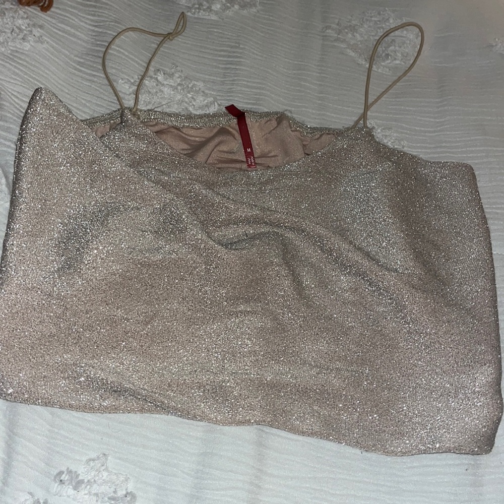 Shiny crop top